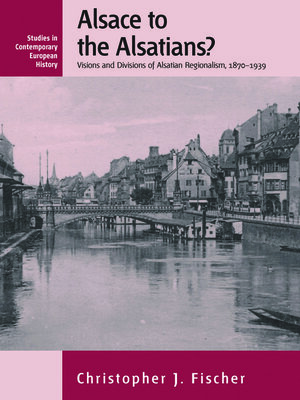 cover image of Alsace to the Alsatians?